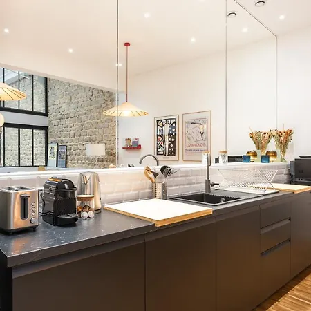 Fantastic Architect Loft - 10 Guests - Near Metro باريس