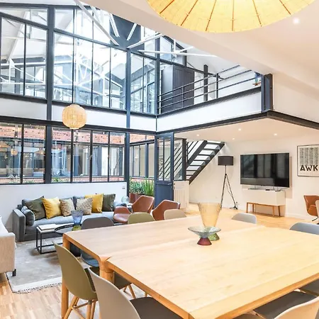 Fantastic Architect Loft - 10 Guests - Near Metro باريس