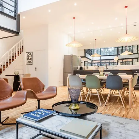 Fantastic Architect Loft For 10 Guests Near Metro * 巴黎